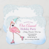 Winter Vakantie Party uitnodiging (Voorkant / Achterkant)