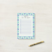 Winter Vakantie Quilt boodschappenlijst Post-it No Post-it® Notes (Op bureau)