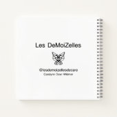 Winter Vakantie Sneeuw Weer Mode Notitieboek (Achterkant)