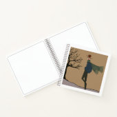 Winter Vakantie Sneeuw Weer Mode Notitieboek (Binnen)