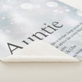 Winter Vakantie Sneeuwvlokken Koude Tante Tante Ci Sherpa Deken (3/4)