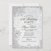 Winter Vakantie Verjaardag Party uitnodiging (Voorkant)