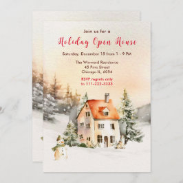 Winter Vakantiehuis Open Huis Kaart