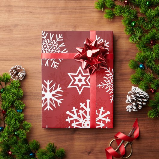 Winter Vakantiepaper Cadeaupapier