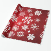 Winter Vakantiepaper Cadeaupapier (Uitgerold)