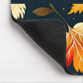 Winter vallende bladeren Sinaasappel Gradiënt Patr Muismat (Hoek)