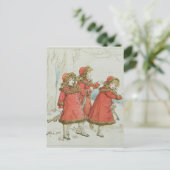 Winter' van April Baby's Book of Tunes, 1900 Briefkaart (Staand voorkant)