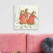 Winter' van April Baby's Book of Tunes, 1900 Canvas Afdruk (Insitu (Woonkamer))