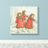 Winter' van April Baby's Book of Tunes, 1900 Canvas Afdruk (Insitu (Houten vloer))