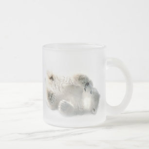 Winter van de Welp van de Ijsbeer de Leuke Matglas Koffiemok