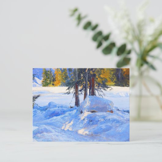 Winter van Edward Theodore Compton Briefkaart (Staand voorkant)