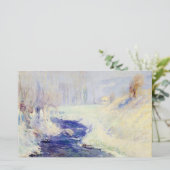 Winter (van Guy Roos) Briefpapier (Staand voorkant)