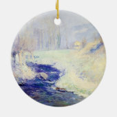 Winter (van Guy Roos) Keramisch Ornament (Achterkant)