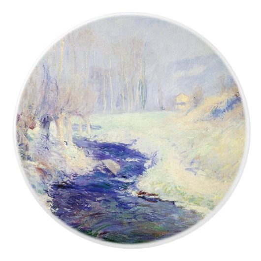 Winter (van Guy Roos) Keramische Knop (Voorkant)