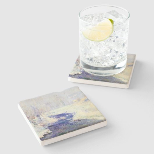 Winter (van Guy Roos) Stenen Onderzetter (Zijkant)