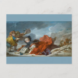 Winter van Jean-Honore Fragonard Briefkaart