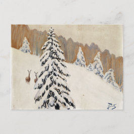 Winter van Julian Falat Kerstmis Briefkaart