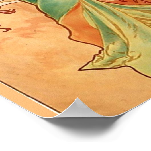 Winter van Mucha Poster (Hoek)