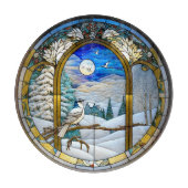 Winter Venster Snijbord Snijplank (Voorkant)