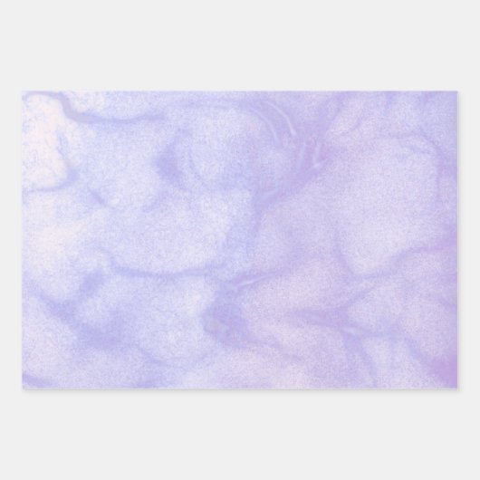 Winter Verjaardag Elegante Pastel Marble Wrapping  Inpakpapier Vel (Voorkant 3)
