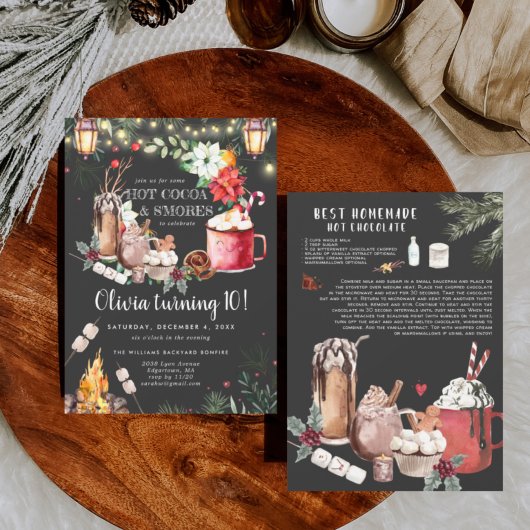 Winter Verjaardag met Kerstvuur | Warme Chocolade 