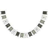 Winter verjaardagsfeestje vlaggetjes (Alle)