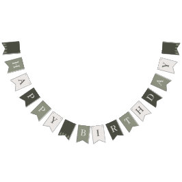 Winter verjaardagsfeestje vlaggetjes