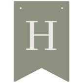 Winter verjaardagsfeestje vlaggetjes (Tweede vlag)