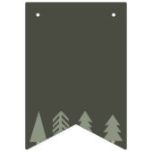 Winter verjaardagsfeestje vlaggetjes (Eerste vlag)