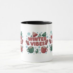 Winter Vibes" 2D-puffen Mok