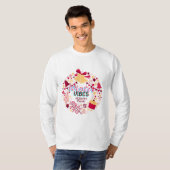 Winter Vibes Basic T-shirt met lange mouwen (Voorkant volledig)