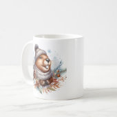 Winter Vibes Beaver - Koffiemok (Voorkant links)