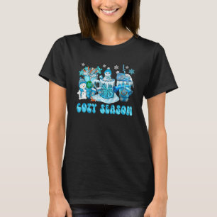 Winter Vibes Coffee Cups Cozy Season Kerstmis T-shirt