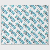 Winter Vibes Customize Cadeaupapier (Vlak)