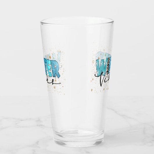 Winter Vibes Customize Glas (Rechts)