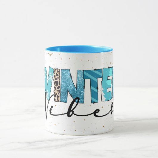 Winter Vibes Customize Mok (Midden)