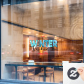 Winter Vibes Customize Raamsticker (Cafe Raam)