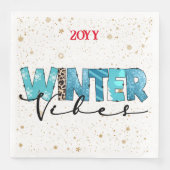 Winter Vibes Customize Servet (Voorkant)