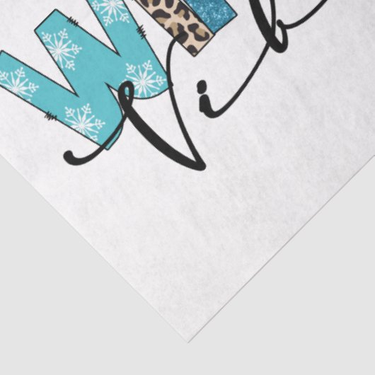 Winter Vibes Customize Tissuepapier (Detail)