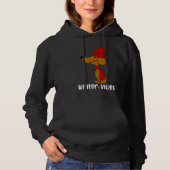 Winter Vibes Daschund T-Shirt (Voorkant)