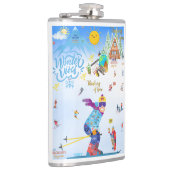 Winter Vibes Heupfles (Rechts)