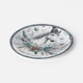 Winter Vibes Horse - Verjaardag Papieren Bordje (Gekanteld)