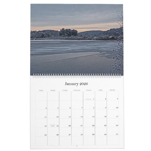 Winter Vibes Kalender (Jan 2026)