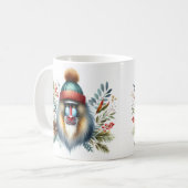 Winter Vibes Mandrill Aap - Koffiemok (Voorkant links)