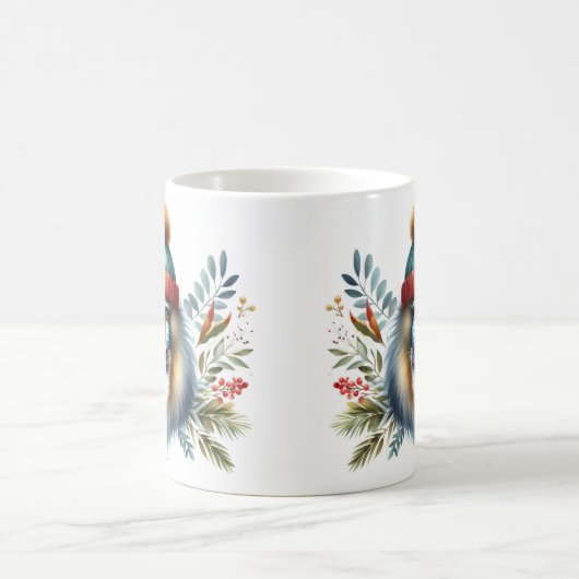 Winter Vibes Mandrill Aap - Koffiemok (Center)