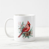 Winter Vibes Noordelijke Kardinaal - Koffiemok (Links)