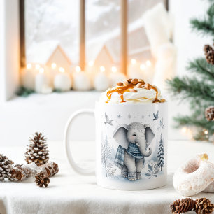 Winter Vibes Olifant - Koffiemok