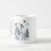 Winter Vibes Olifant - Koffiemok (Voorkant links)