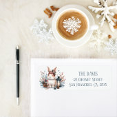 Winter Vibes Rabbit - Retouradres Etiket