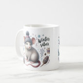 Winter Vibes Rat - Koffiemok (Voorkant links)